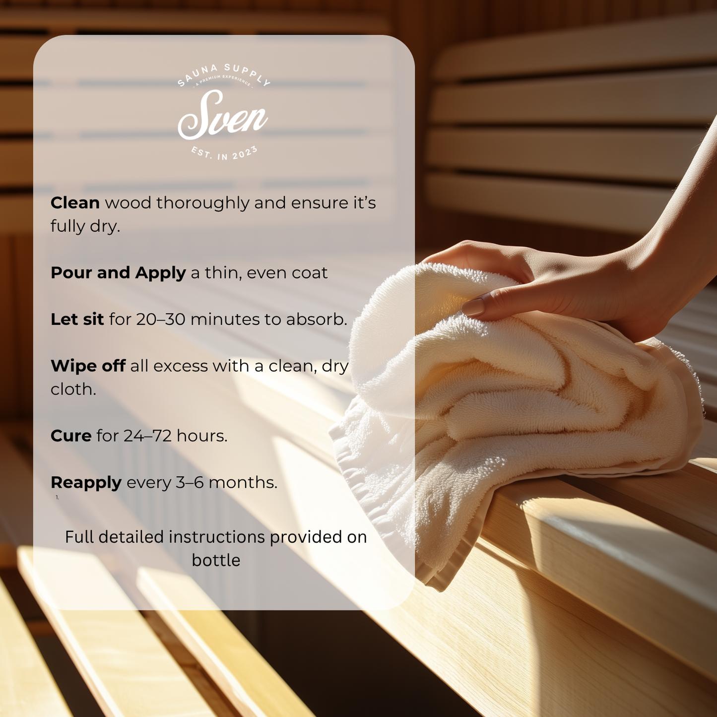 Sven's Sauna Oil